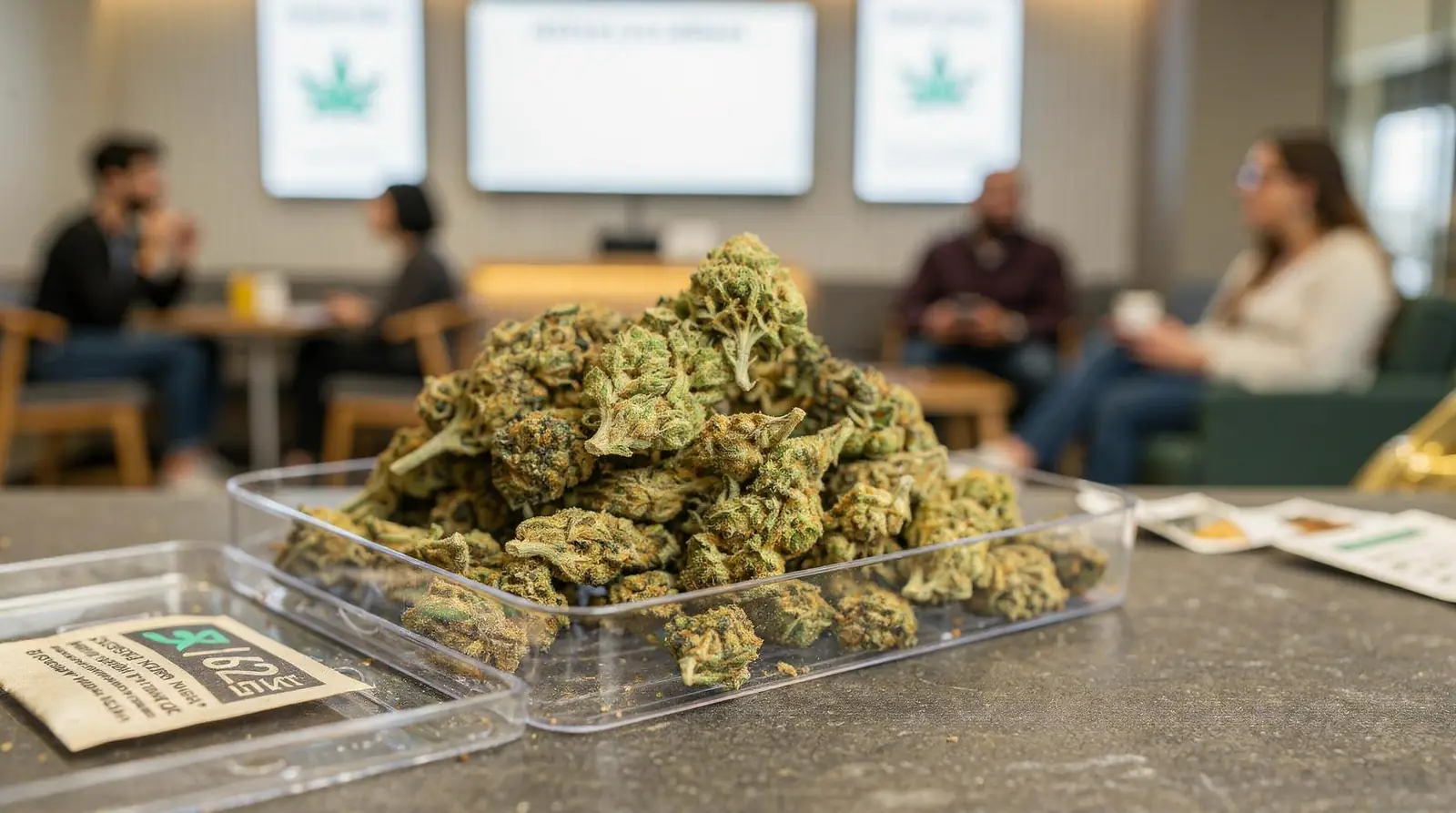 XENA, a Jersey City dispensary, operates one of the state's first cannabis consumption areas