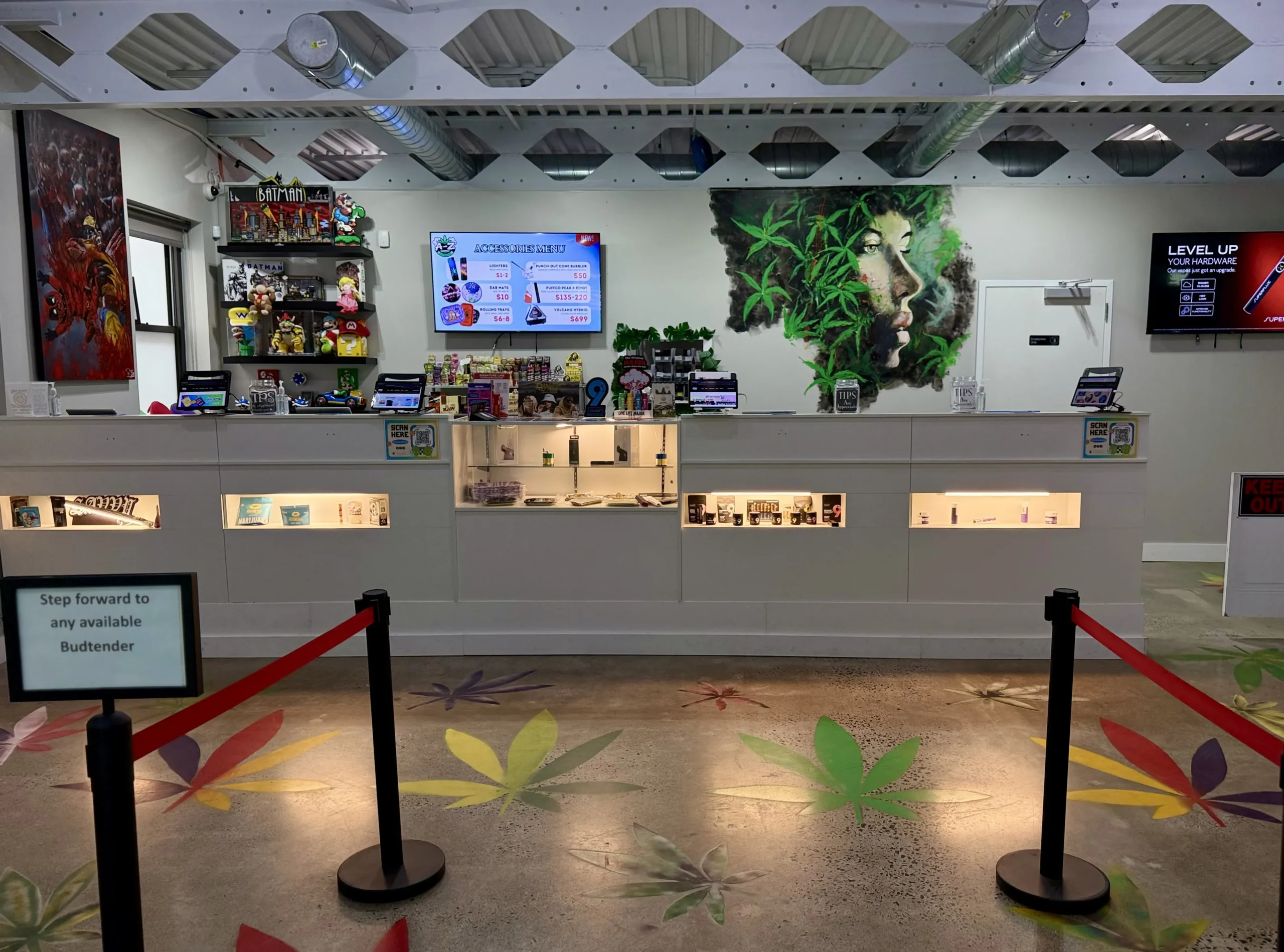 Live resin and live rosin vape cartridges lined up for sale