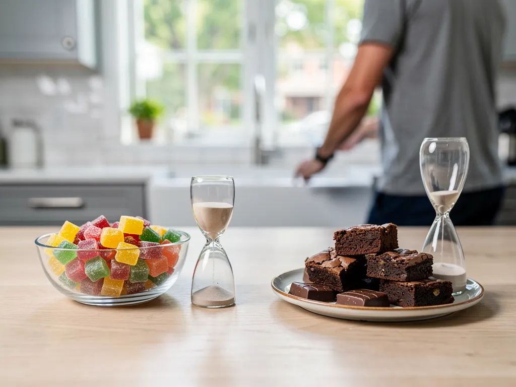 How do fast-acting gummies differ from traditional edibles