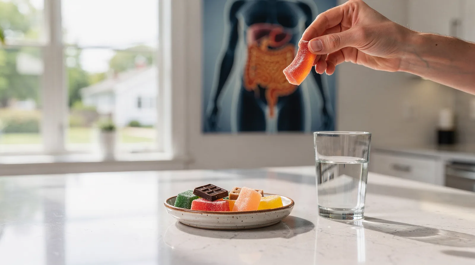 Digestive process converting THC into 11-hydroxy-THC in the liver
